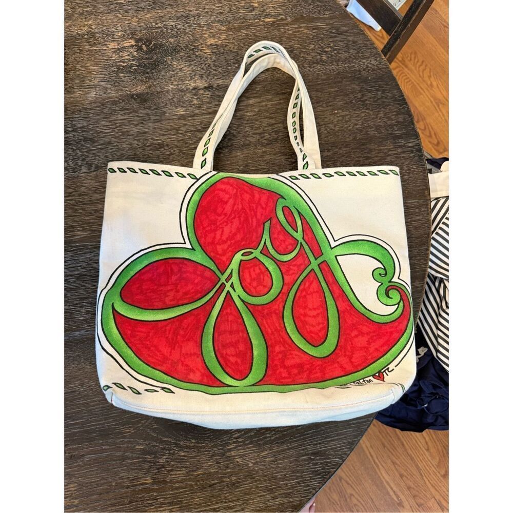 Brighton Joy ChristmasโCanvas Tote Bag EUC